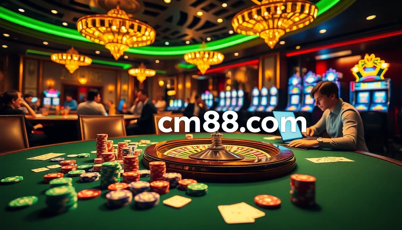 Experience luxury gambling at cm88 com with vibrant casino tables and high-stakes excitement.