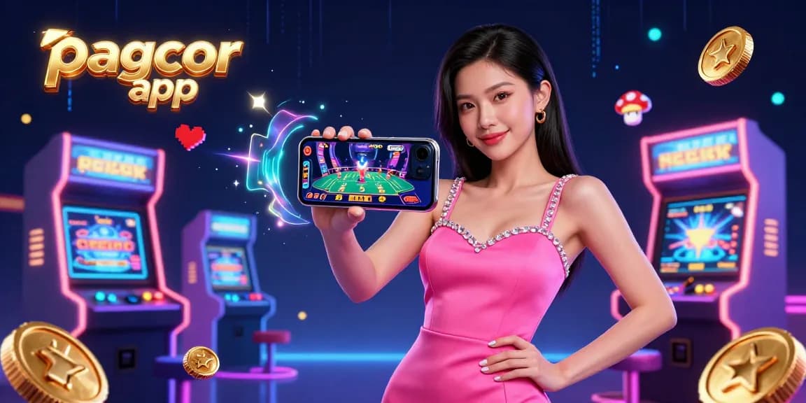 Engage with the pagcor app showcasing a stunning Asian woman playing live dealer games.