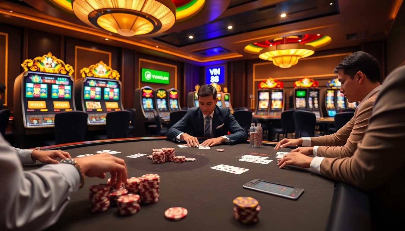 Experience the excitement of gameplay at https://vin88qq.com/ with vibrant slot machines and thrilling card games.