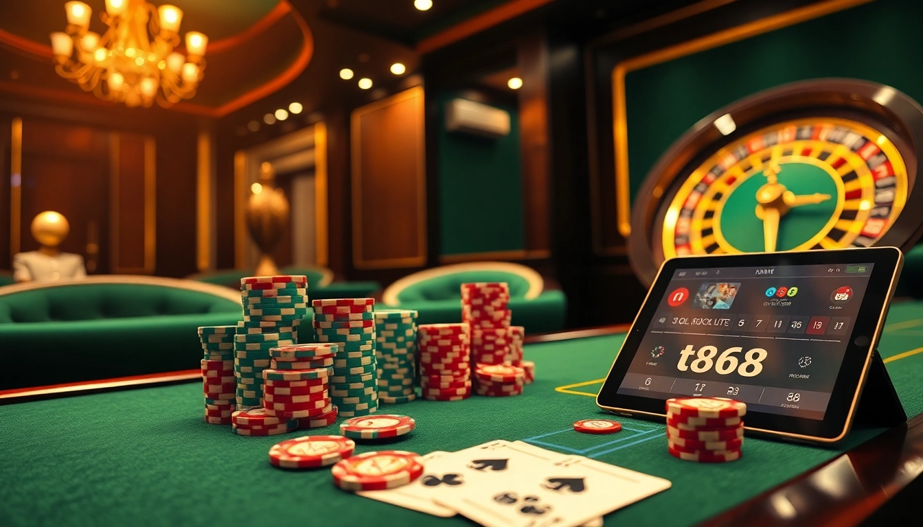 Experience thrilling poker action with tg88 as vibrant chips and elegant cards set the stage.
