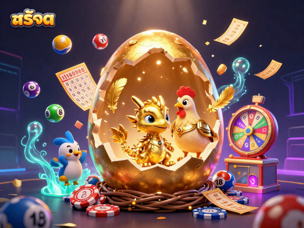 Spin and win with สล็อต amidst a golden dragon and wild casino elements for exciting gameplay.