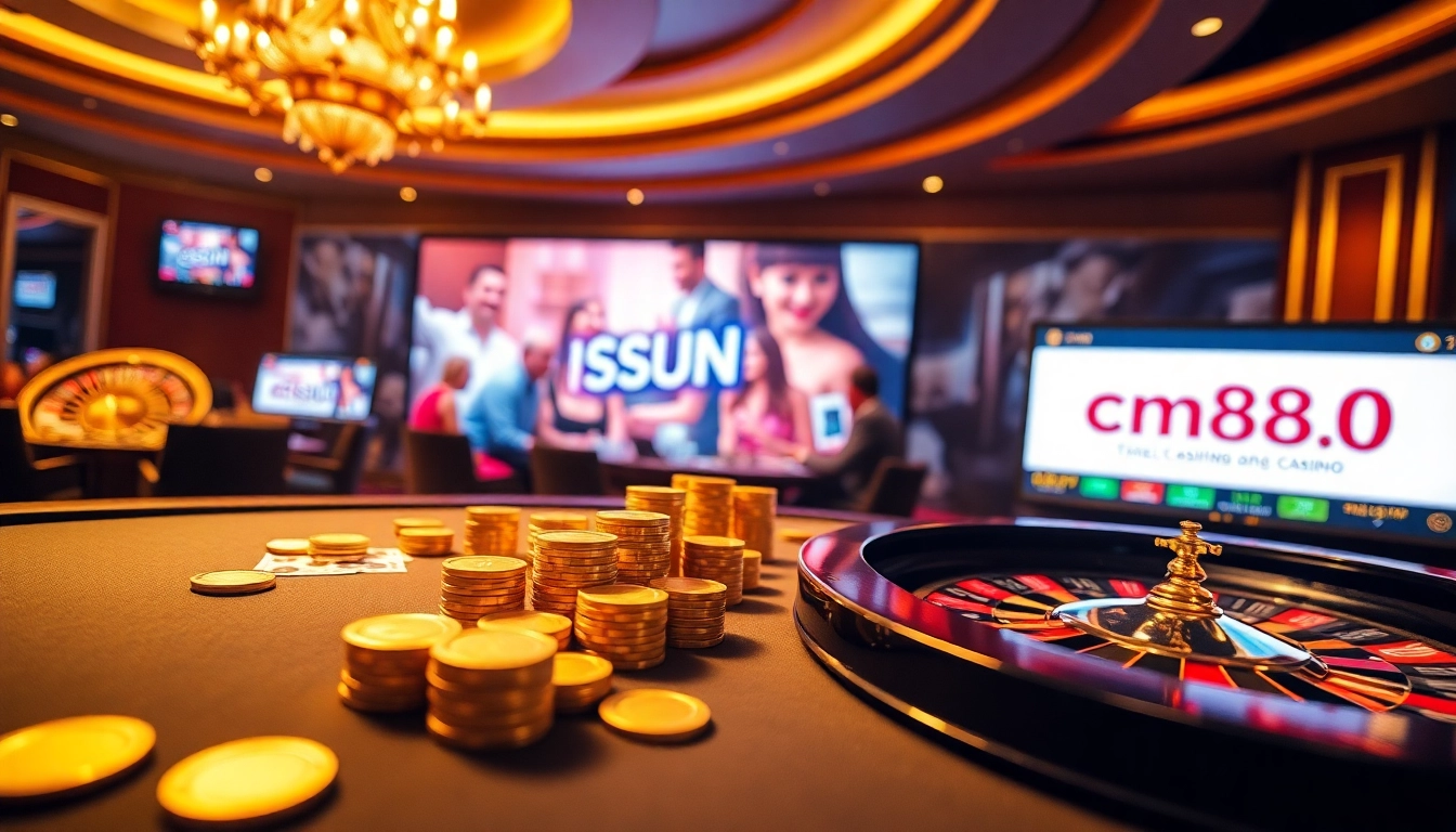 Engage with exciting gambling action at cm88.com featuring casino tables and vibrant gameplay.