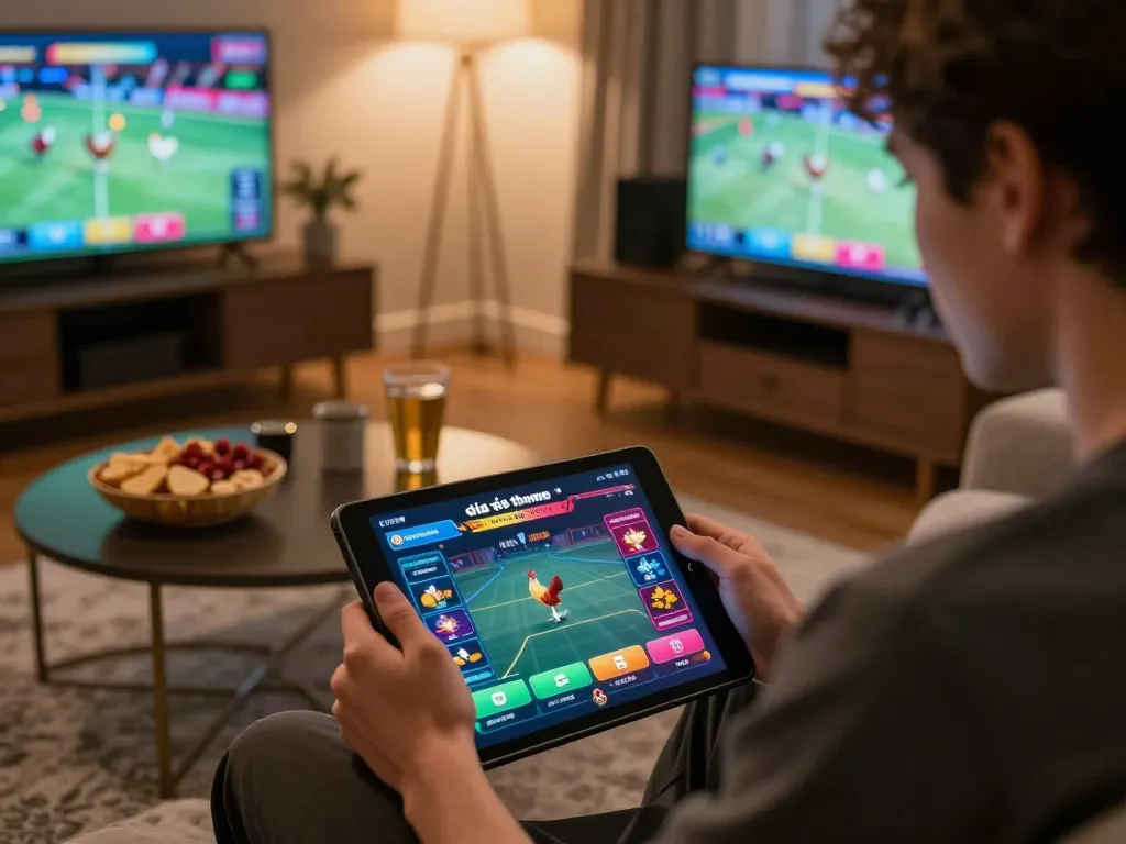 Khoảnh khắc hấp dẫn khi livestream đá gà thomo HD trực tuyến, nhấn mạnh sự tương tác và sự hào hứng của người dùng trong một không gian tại nhà.
