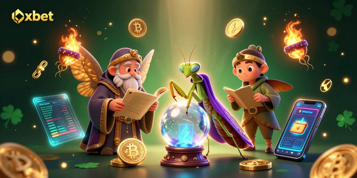 Experience winning strategies with oxbet in a vibrant 3D casino scene featuring mystical elements.