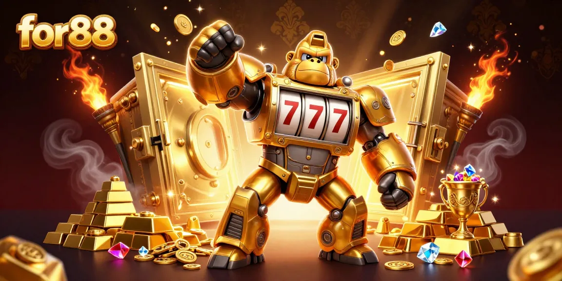 Join the exciting world of for88 with a vibrant 3D illustration featuring dynamic casino elements.