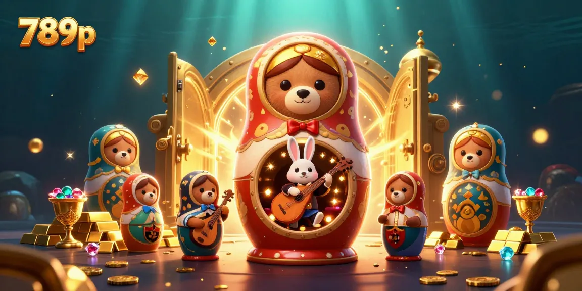 Engage with 789p’s thrilling casino experience featuring cartoon bears in dealer outfits and treasure elements.