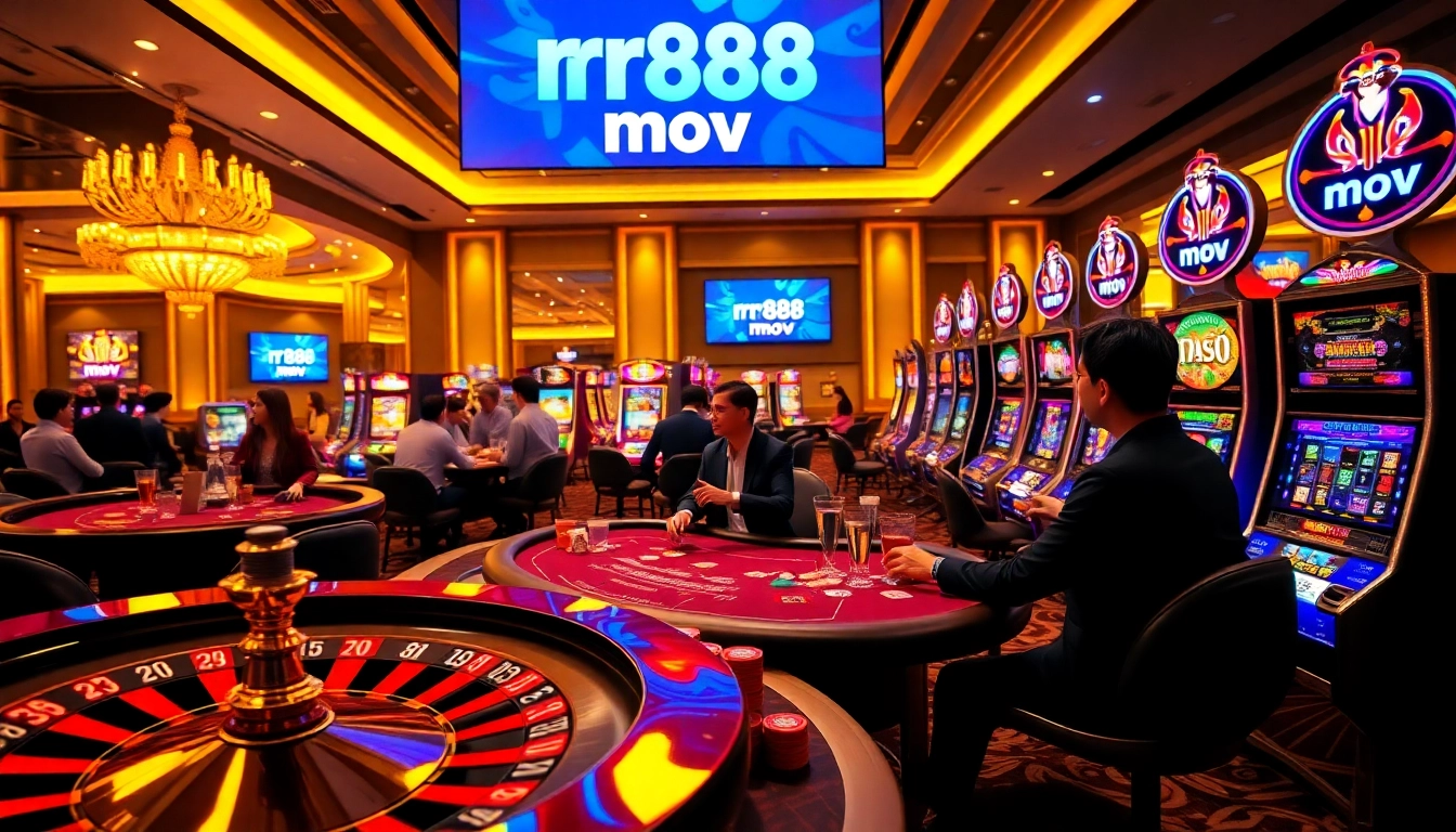 Experience thrilling casino action at rr88 mov, featuring lively gameplay and luxurious surroundings.