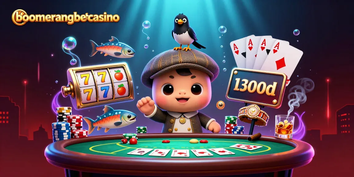 Boomerangbetcasino ponuja igralne avtomate s srečnimi simboli in vznemirljive nagrade.