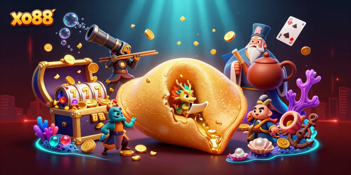 Experience vibrant casino adventures with xo88 in this richly detailed underwater scene.