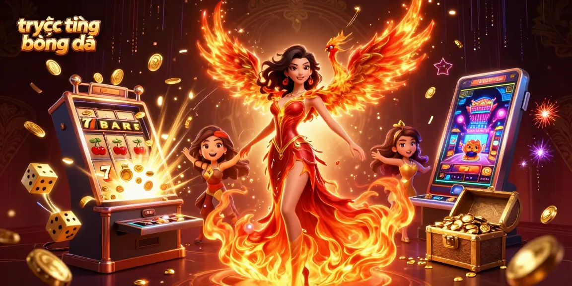 Experience trực tiếp bóng đá today with a vibrant 3D illustration featuring stunning visuals and casino elements.