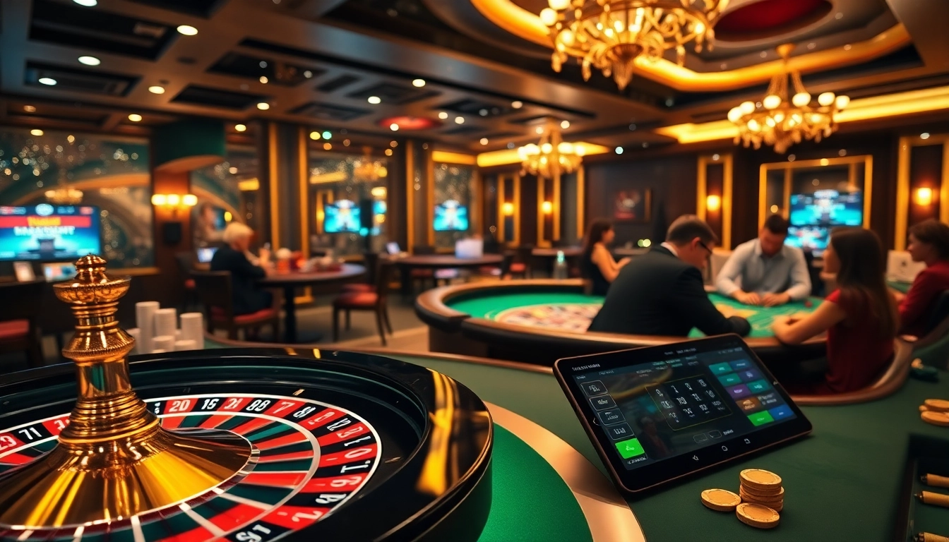 Experience the thrill of online gambling at new88 with vibrant casino visuals and engaging gameplay.