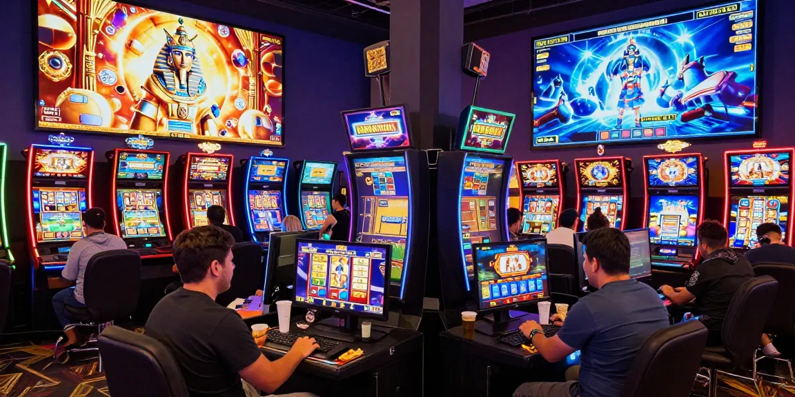 Dynamic gaming scene at Gran Poseidon Paraguay showcasing engaging slots and sports betting.