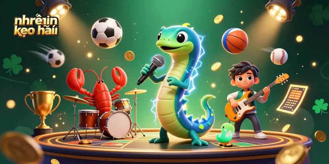 Engage in nhận định kèo nhà cái with an energetic 3D underwater casino performance featuring colorful sea creatures and dynamic sports elements.
